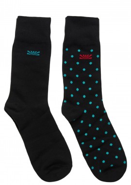 Funky Buddha - Κάλτσες Funky Buddha 2-Pack FBM010-311-10-BLACK Ανδρικό