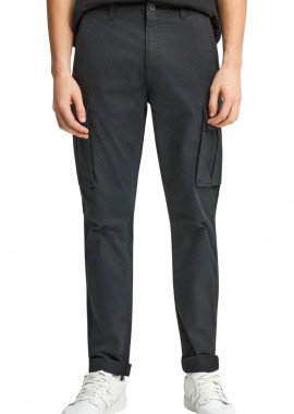 Funky Buddha - Παντελόνι Υφασμάτινο Funky Buddha Comfort Cargo FBM013-002-02-BLACK Ανδρικό