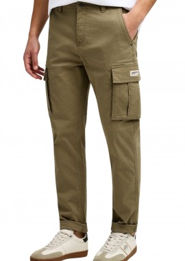 Funky Buddha - Παντελόνι Υφασμάτινο Funky Buddha Comfort Cargo FBM013-002-02-DUSTY KHAKI Ανδρικό