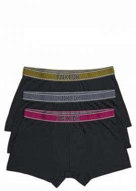 Funky Buddha - Μποξεράκι Funky Buddha Boxer (3-pack) FBM013-084-10-BLACK Ανδρικό