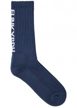 Funky Buddha - Κάλτσες Funky Buddha Ριμπ Με Λογότυπο FBM013-315-10-MIDNIGHT BLUE Ανδρικό