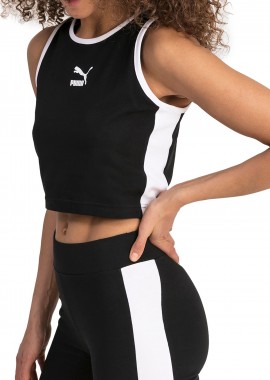 Puma - Top Puma Classics T7 Cropped 579929-01 Γυναικείο
