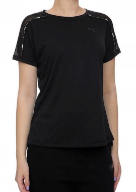 Puma - Μπλούζα Κοντομάνικη Puma Train Logo Boyfriend 520286-01 Γυναικείο