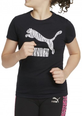 Puma - Μπλούζα Κοντομάνικη Puma Classics Summer Roar Logo 533387-01 Κορίτσι