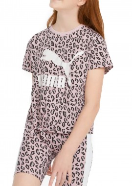 Puma - Μπλούζα Κοντομάνικη Puma Classics Summer Roar Aop 533389-16 Κορίτσι