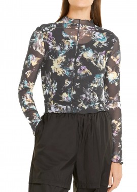 Puma - Μπλούζα Μακρυμάνικη Puma Crystal G. AOP Longsleeve Fitted 533594-01 Γυναικείο