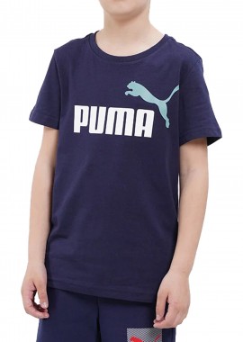 Puma - Μπλούζα Κοντομάνικη Puma ESS+ 2 Col Logo Tee B 586985-96 Αγόρι