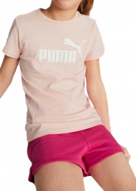 Puma - Αθλητικό Σετ Puma Logo Tee & Shorts Set 846936-66 Κορίτσι