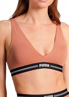 Puma - Αθλητικό Σουτιέν Puma Padded V-Neck 1P 701219357-002 Γυναικείο