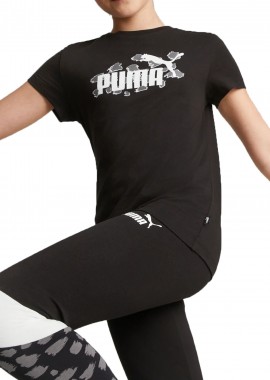 Puma - Μπλούζα Κοντομάνικη Puma Ess Animal 673516-01 Κορίτσι