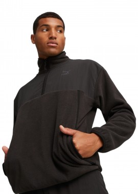 Puma - Μπλούζα Μακρυμάνικη Puma Classics Utility Polar Fleece Half-Zip 621349-01 Ανδρικό