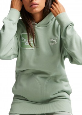 Puma - Μπλούζα Μακρυμάνικη Puma Classics Icons Of Unity Hoodie TR 621363-54 Ανδρικό