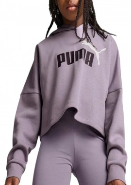 Puma - Μπλούζα Μακρυμάνικη Puma Ess Logo Cropped Hoodie 671134-34 Κορίτσι