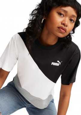 Puma - Μπλούζα Κοντομάνικη Puma Power Cat Cropped 676011-01 Γυναικείο