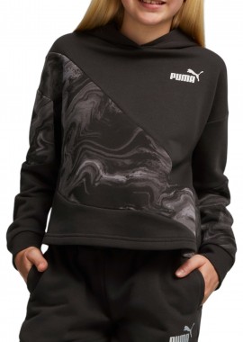 Puma - Μπλούζα Μακρυμάνικη Puma Power Cat Marbleized Hoodie 676438-01 Κορίτσι