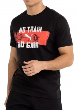 Puma - Μπλούζα Κοντομάνικη Puma Men's Graphic Slogan 525100-01 Ανδρικό