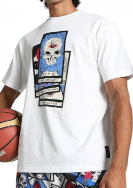 Puma - Μπλούζα Κοντομάνικη Puma Hoops Deck 624776-01 Ανδρικό