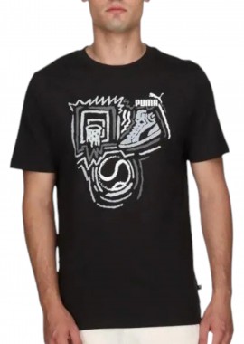 Puma - Μπλούζα Κοντομάνικη Puma Graphics Year of Sports 680176-01 Ανδρικό