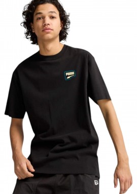 Puma - Μπλούζα Κοντομάνικη Puma Downtown Graphic 626746-01 Ανδρικό