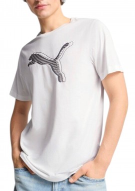 Puma - Μπλούζα Κοντομάνικη Puma Logo Tee 684823-02 Ανδρικό