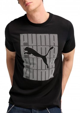 Puma - Μπλούζα Κοντομάνικη Puma Puma Wording Tee 684825-01 Ανδρικό