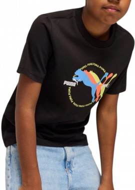 Puma - Μπλούζα Κοντομάνικη Puma Graphics Tee 686660-01 Αγόρι
