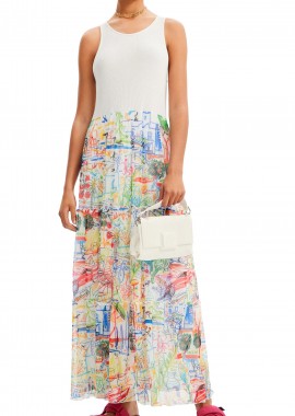 Desigual - Φόρεμα Desigual Quatro 23SWVK91-1000 Γυναικείο