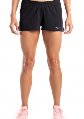 Saucony - Σορτς Saucony Endorphin 2 Split SAW800247-BK Γυναικείο