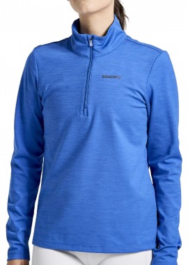Saucony - Μπλούζα Μακρυμάνικη Saucony Solstice 1/4 Zip SAW800390-PLH Γυναικείο