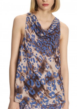 Ale - Top Ale Αμάνικο Με Animal Print 8920122-MULTICOLOR Γυναικείο