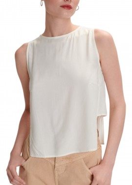 Ale - Top Ale Αμάνικο Ασύμμετρο 8921027-OFF WHITE Γυναικείο