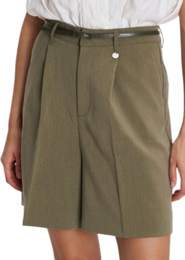 Ale - Βερμούδα Ale Με Ζώνη 8921037-LIGHT KHAKI Γυναικείο