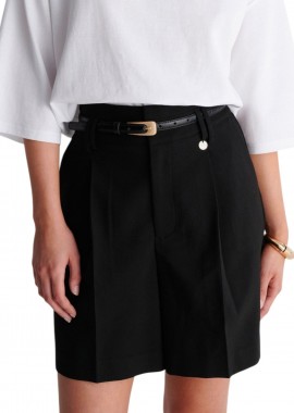 Ale - Βερμούδα Ale Με Ζώνη 8923185-BLACK Γυναικείο