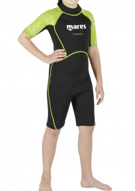 Mares - Στολές - Αξεσουάρ Κατάδυσης Mares Manta JR NO-3 ( 8/ 9 ΧΡ.) 412460S-3-BLACK-GREEN Κορίτσι
