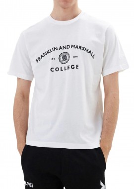 Franklin & Marshall - Μπλούζα Κοντομάνικη Franklin & Marshall Front Logo Print JM3188.000.1012P01-011 Ανδρικό