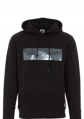 Franklin & Marshall - Μπλούζα Μακρυμάνικη Franklin & Marshall Με Κουκούλα JM5222.000.2004P01-980 Ανδρικό
