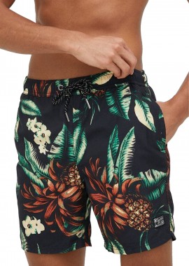 Superdry - Μαγιό Βερμούδα Superdry D2 Ovin Vintage Hawaiian M3010212A-9FC Ανδρικό