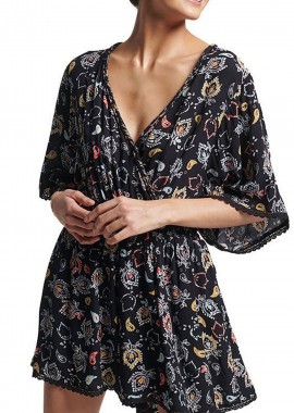Superdry - Superdry Ovin Vintage Beach Playsuit W8011023A-6WV Γυναικείο