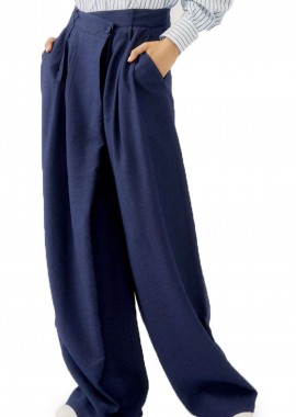 Silvian Heach - Παντελόνι Υφασμάτινο Silvian Heach Hoppip PGP22116PA-NAVY BLAZ Γυναικείο