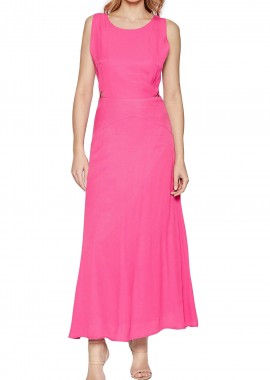 Silvian Heach - Φόρεμα Silvian Heach Μακρύ Lakyn PGP22471VE-FUCHSIA SIMPLY Γυναικείο