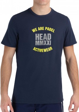 Head - Μπλούζα Κοντομάνικη Head Skip Padel 811631-DB Ανδρικό