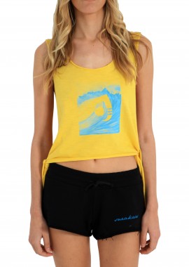 Sneak Aces - Top Sneak Aces Wave 4032-710-YELLOW Γυναικείο