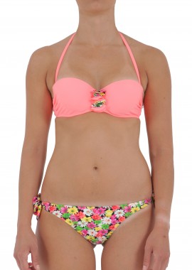 Violetta - Μαγιό Μπικίνι Violetta Με Ενίσχυση LS-1163-CORAL Γυναικείο