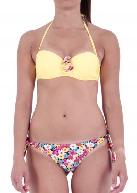 Violetta - Μαγιό Μπικίνι Violetta Με Ενίσχυση LS-1163-YELLOW Γυναικείο