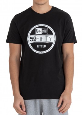 New Era - Μπλούζα Κοντομάνικη New Era Essential Visor Sticker 11935204-BLK Ανδρικό