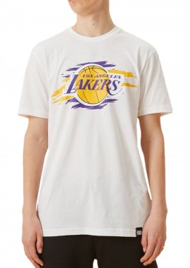 New Era - Μπλούζα Κοντομάνικη New Era LA Lakers Tear 12893082-100 Ανδρικό