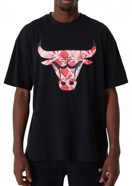 New Era - Μπλούζα Κοντομάνικη New Era Chicago Bulls NBA Infill Logo 60357102-001 Ανδρικό