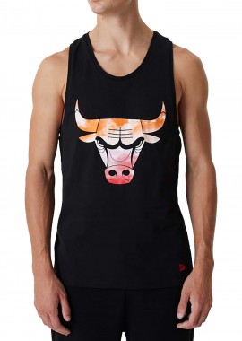 New Era - Μπλούζα Αμάνικη New Era Chicago Bulls NBA Sky 60357103-001 Ανδρικό