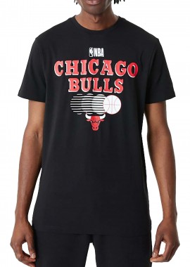 New Era - Μπλούζα Κοντομάνικη New Era Chicago Bulls NBA Team Graphic 60357120-001 Ανδρικό