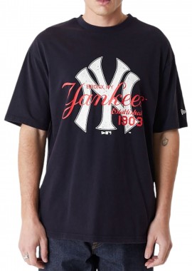 New Era - Μπλούζα Κοντομάνικη New Era MLB Lifestyle New York Yankees 60416320-410 Ανδρικό